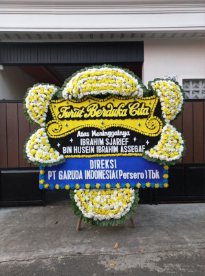Papan Bunga Duka di Bojongmenteng