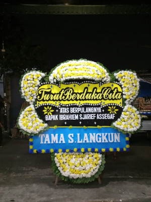 Papan Bunga Duka di Bojongmenteng