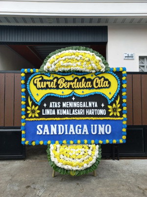 Papan Bunga Duka di Bojongmenteng